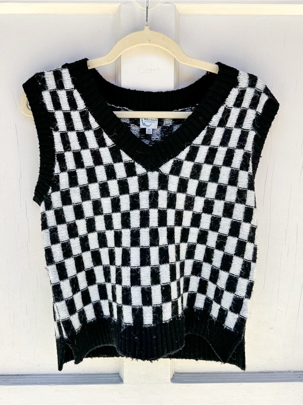 🖤Checkered Sweater Tank